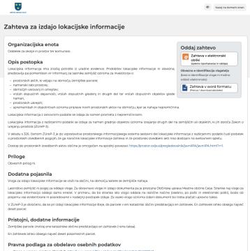 MO Celje - prikaz vloge